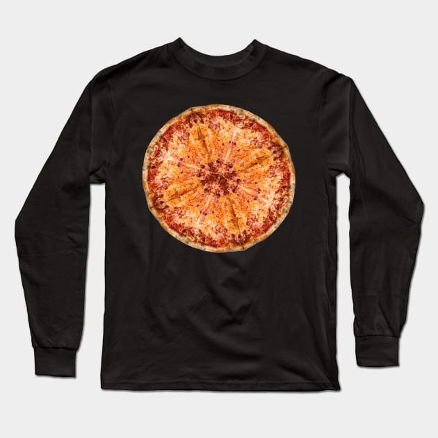 Delicious NY Style Plain Cheese Pizza Pie Long Sleeve T-Shirt by Art by Deborah Camp